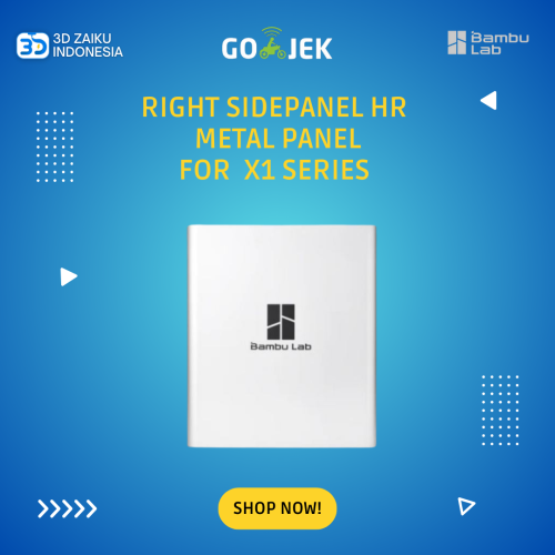 Original Bambulab X1 Series Right Sidepanel HR Metal Panel Original Bambulab X1 Series Right Sidepanel HR Metal Panel